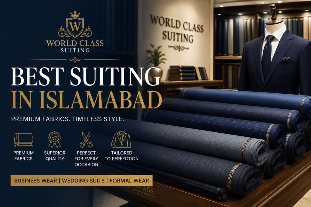 Best Suiting in Islamabad by World Class Suiting